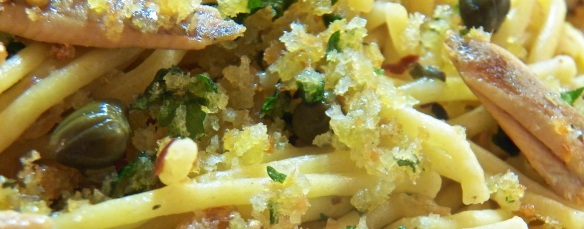 Spaghetti with White Anchovies and Capers