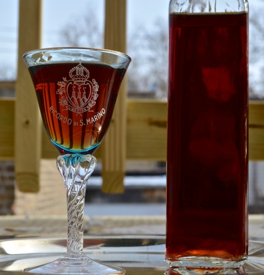 Cherry Liqueur Served