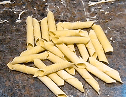 Homemade Garganelli