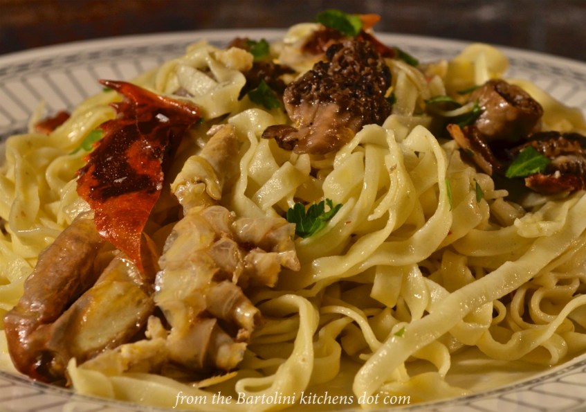 Trenette with Soft Shell Crabs and Morels Preview