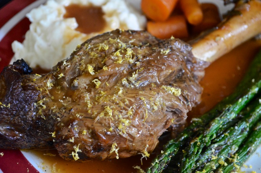 Mom's Braised Lamb Shanks