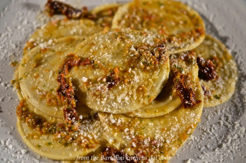 Corzetti with Pesto Trapanese