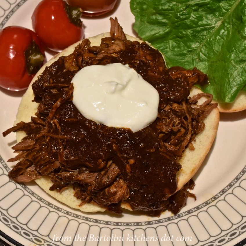 Mole Pulled Pork Sammich - 1